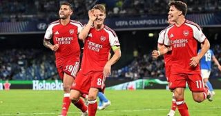 Arsenal បង្កើតកំណត់ត្រា ២៦ ជើងក្នុងជ័យជម្នះ Champions League លើ Napoli