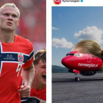 Erling Haaland ប្តឹងក្រុមហ៊ុនអាកាសចរណ៍ Norwegian ជុំវិញការប្រើប្រាស់រូបរាងរបស់ខ្លួនក្នុងការផ្សព្វផ្សាយ