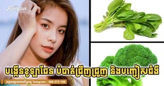 ស្រីៗអាយុ ៣០ ឡើងគួរដឹង! បន្លែ ៥ ប្រភេទជួយរាងកាយផលិតខូឡាជែន ឱ្យស្បែកតឹងណែន ពន្យារភាពជ្រីវជ្រួញ
